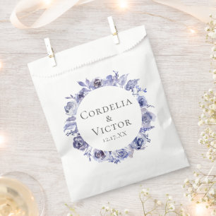 Elegante Lila Blumenzeremonie Geschenktütchen