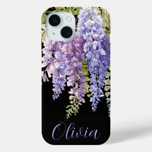 Elegante lila Blütenweide Case-Mate iPhone Hülle