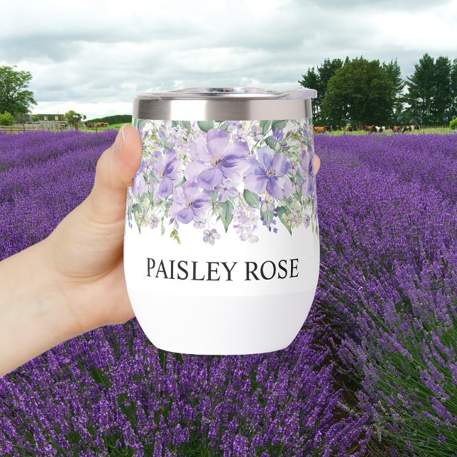 Elegante lila Floral-Brautparty (Von Creator hochgeladen)