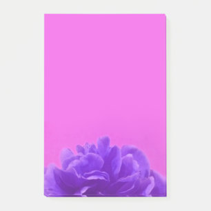 Elegante lila Himbeer-Blumen Post-it Klebezettel