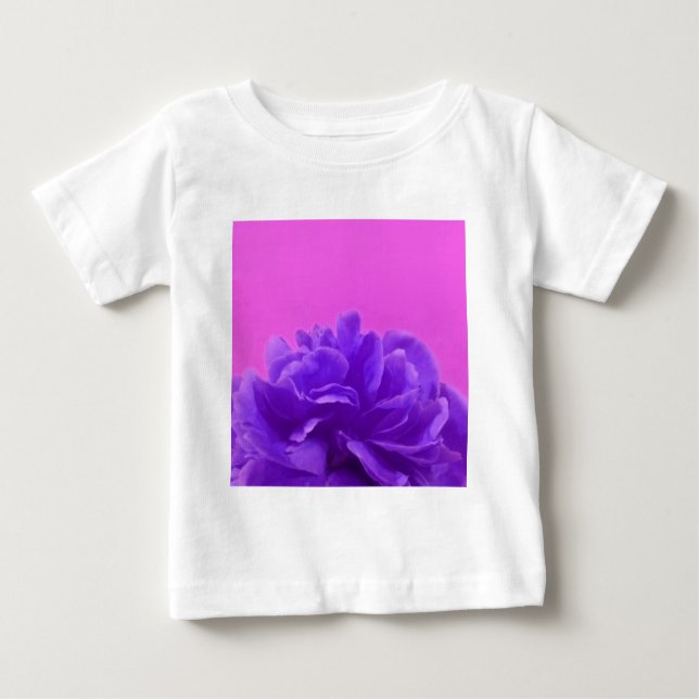 Elegante Lila Himbeere Baby T-shirt (Vorderseite)