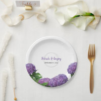 Elegante Lila Hydrangea Wedding