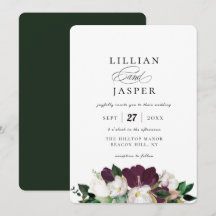 Elegante Lila Ivory Floral Bouquet Wedding