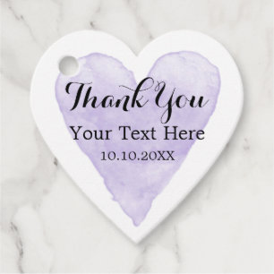 Elegante lila Liebe Geschenkanhänger