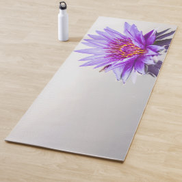 Elegante Lila Lotus Yogamatte