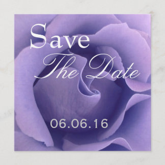 Elegante LILA Rose Hochzeit Speichern Sie das Datu Save The Date