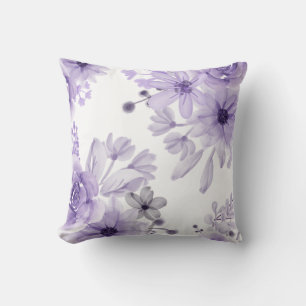 Elegante Lila Wasserfarbe Kissen