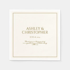 Elegante Lila Wildblume Serviette