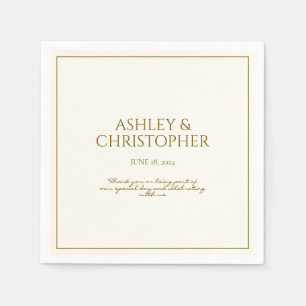 Elegante Lila Wildblume Serviette