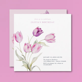 Elegante Lilac Lila Flora Traumstrecke Airolo - Gl Einladung
