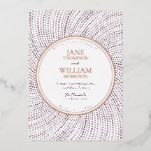 Elegante Lilac Watercolor Hochzeitsreise