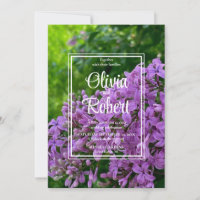 Elegante Lilaks lila Lavendelhochzeit