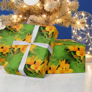 Elegante Lilie der Inkalstroemerien Geschenkpapier