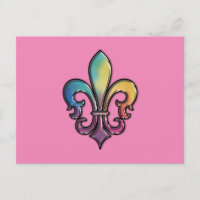 Elegante Lilie Postkarte