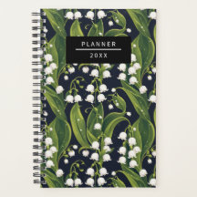 Elegante Lily of the Valley Floral Planner