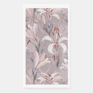 Elegante Lily-Papier-Gasttuch  Serviette