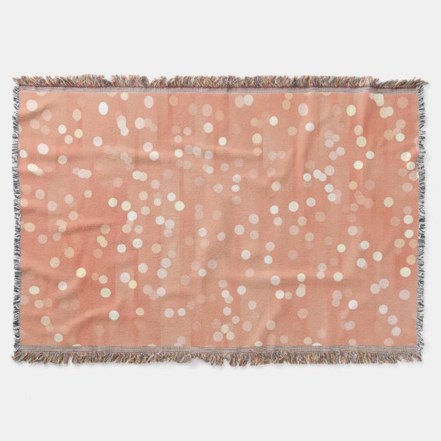 Elegante Linien: Vintag Abstrakt Decke (Vorderseite)