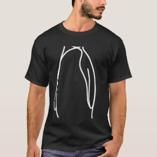 Elegante Linienkunst Einfache Zeichnung Kunstwerk T-Shirt