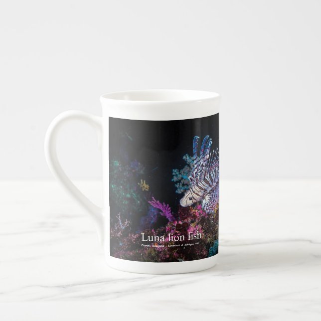 Elegante Lionfish Prozellantasse (Links)