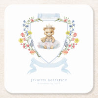 Elegante Little Princess Bear Royal Baby Dusche