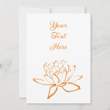 Elegante Lotus Blume Custom