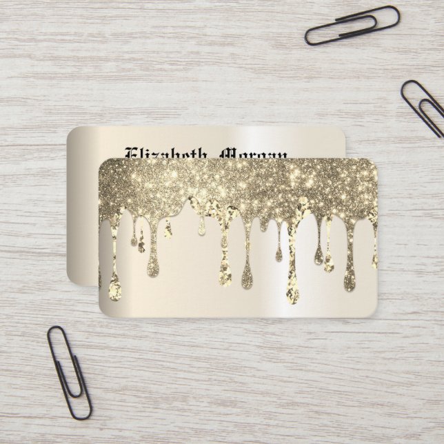 Elegante Lotus Blume Yoga Visitenkarte (Vorderseite/Rückseite Beispiel)