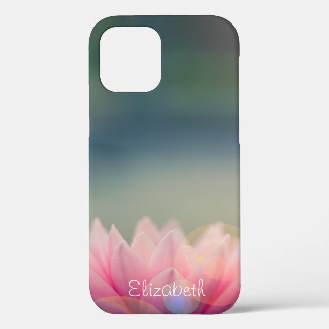 Elegante Lotus Landschaft Case-Mate iPhone Hülle (Rückseite)