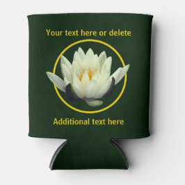 Elegante Lotus Lily Blume Personalisiert Dosenkühler