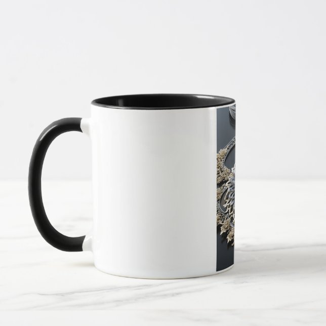 Elegante Lotus Marken-Logo-Tasse Tasse (Links)