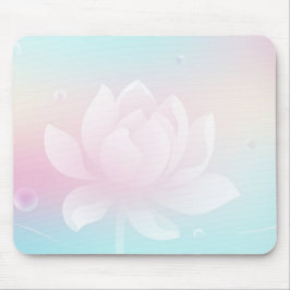 Elegante Lotusblüten-Soft-Gradient-Mauspad Mousepad