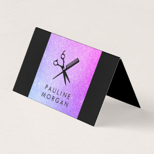 Elegante Lux Glitzer Visitenkarten