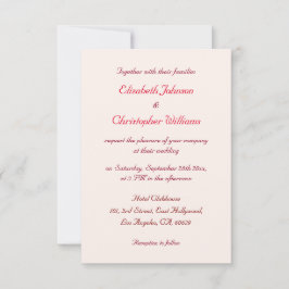 Elegante Luxe Satin Custom Wedding Invitation Card Einladung