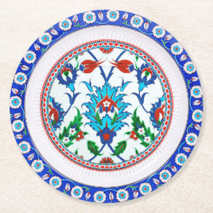 Elegante Luxuriöse Paper-Untersetzer Runder Pappuntersetzer