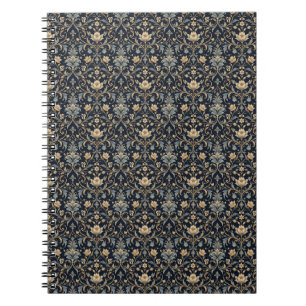 Elegante Luxus-Blumenfiligran Notizblock