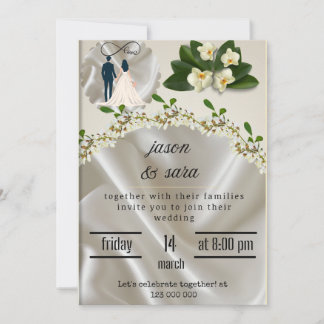 Elegante Luxus Hochzeitseinladung | Editable Templ Save The Date