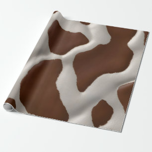 Elegante Luxus-Kunstkuh-Leder-Trendy-Kollektion Geschenkpapier