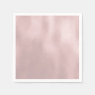 Elegante Luxus-Rose Gold Glastextur Serviette