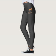 Elegante Luxus Schwarz und Gold Leggings