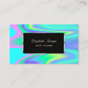 Elegante Luxus Stylisch,Modern,Holografisch Visitenkarte
