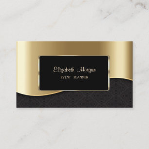 Elegante Luxus Stylisch, Professionell, Falschgold Visitenkarte