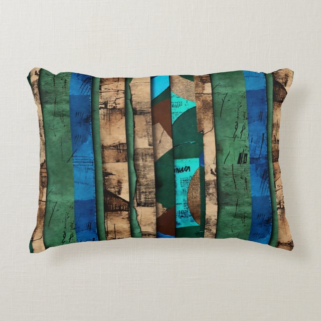 Elegante Luxusinsel Afrikanische Karibik Dekokissen (Vorderseite)