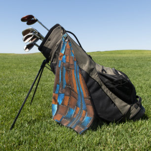 Elegante Luxusinsel Afrikanische Karibik Golfhandtuch