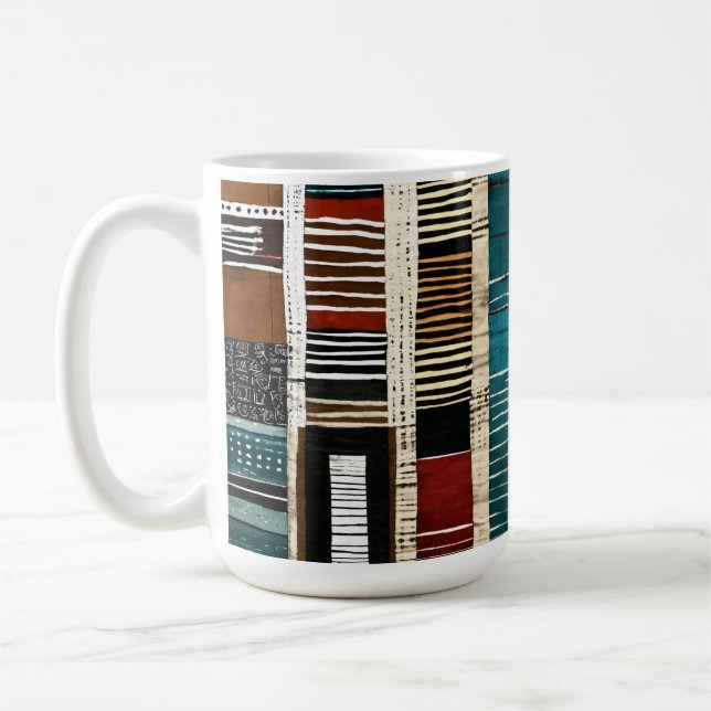 Elegante Luxusinsel Afrikanische Karibik Kaffeetasse (Links)