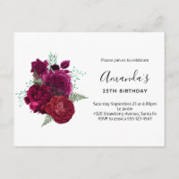 Elegante Magenta Rose Floral Bouquet
