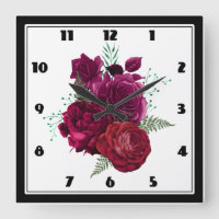 Elegante Magenta Rose Floral Bouquet