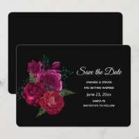Elegante Magenta Rose Floral Bouquet