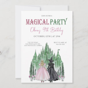 Elegante magische Party-Geburtstagsfeier Einladung