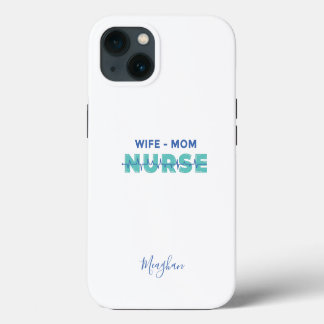 Elegante Mama der Mit Monogramm Ehefrau iPhone 13 Hülle