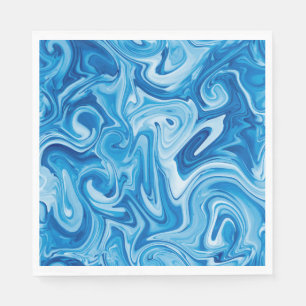 Elegante Marbelized Paint Museo Cantonale d'Arte Serviette