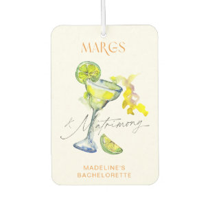 Elegante Margs & Matrimony Bachelorette Weekend Autolufterfrischer